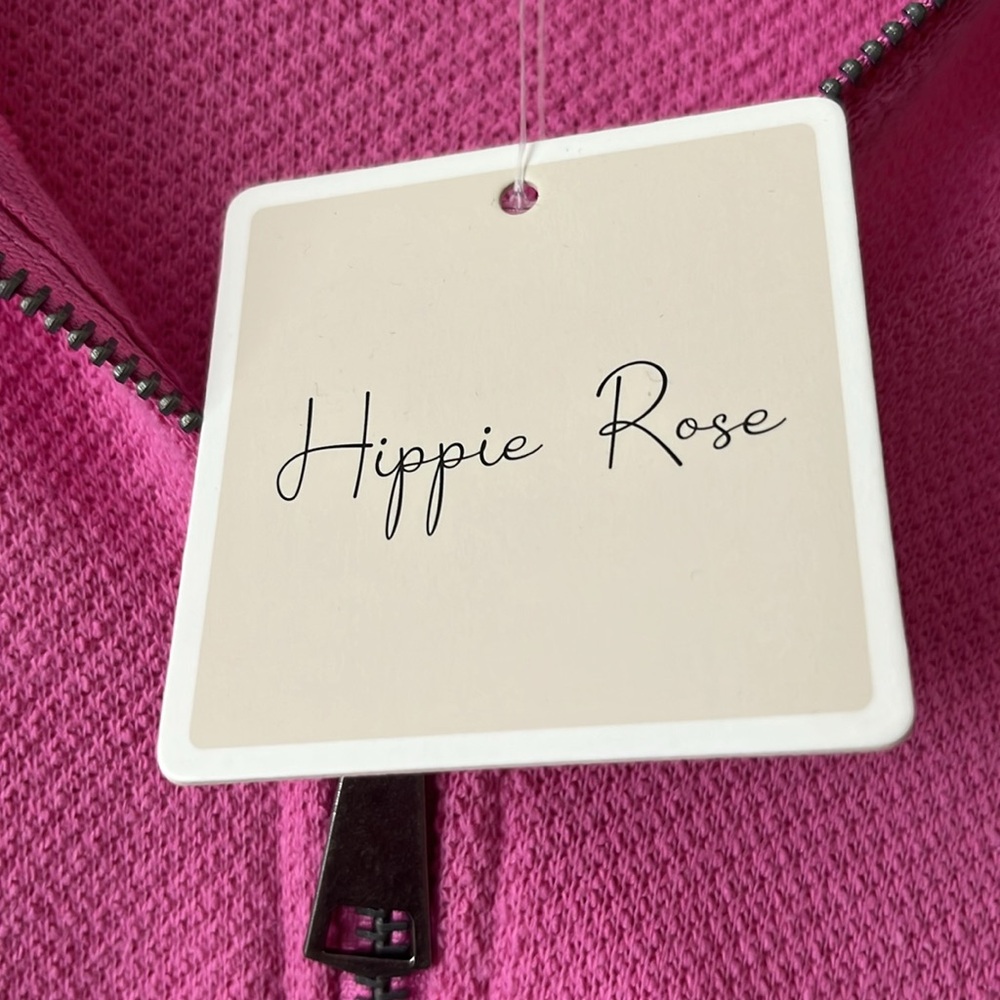HIPPIE ROSE Pink Zip Top Jacket - Picture 4 of 13